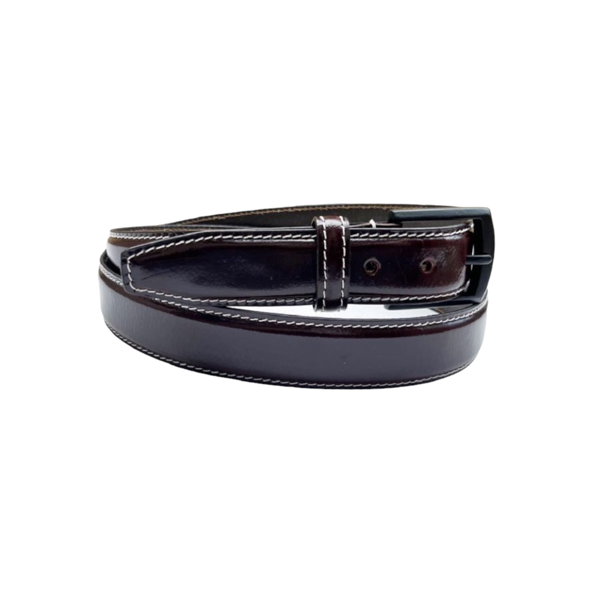 Mens Leather two tone profile finish