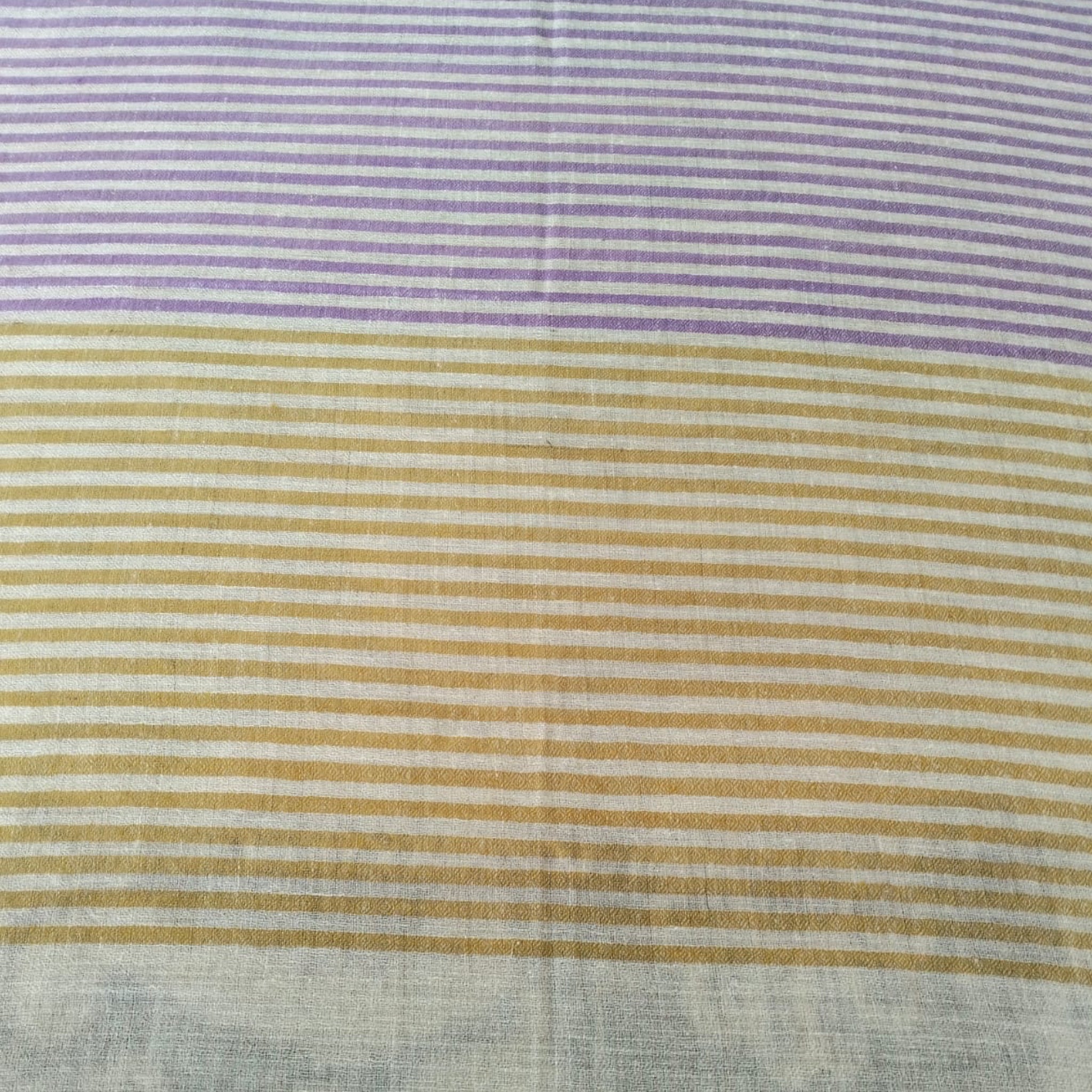 Handwoven Khatiras Striped Pattern Pashmina