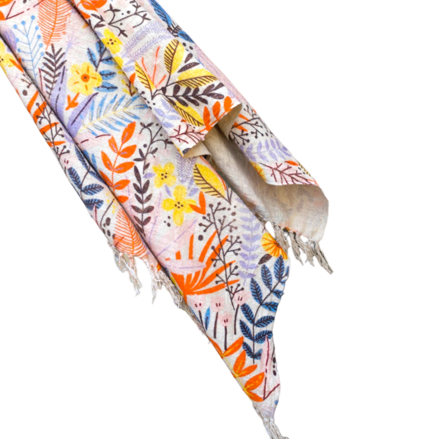 Natural Springtime Digital Print Sofa Throw