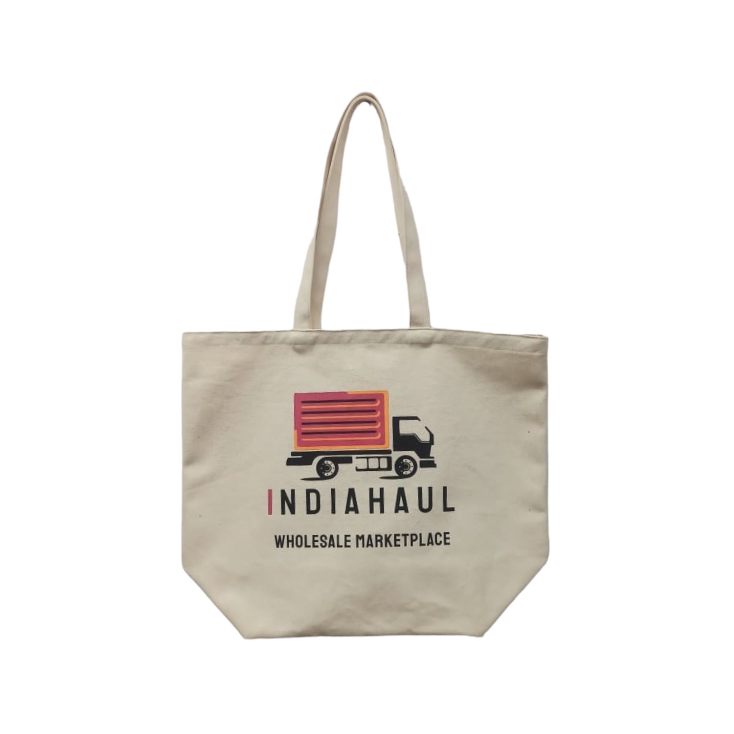 Cotton Canvas Beach Tote Bag