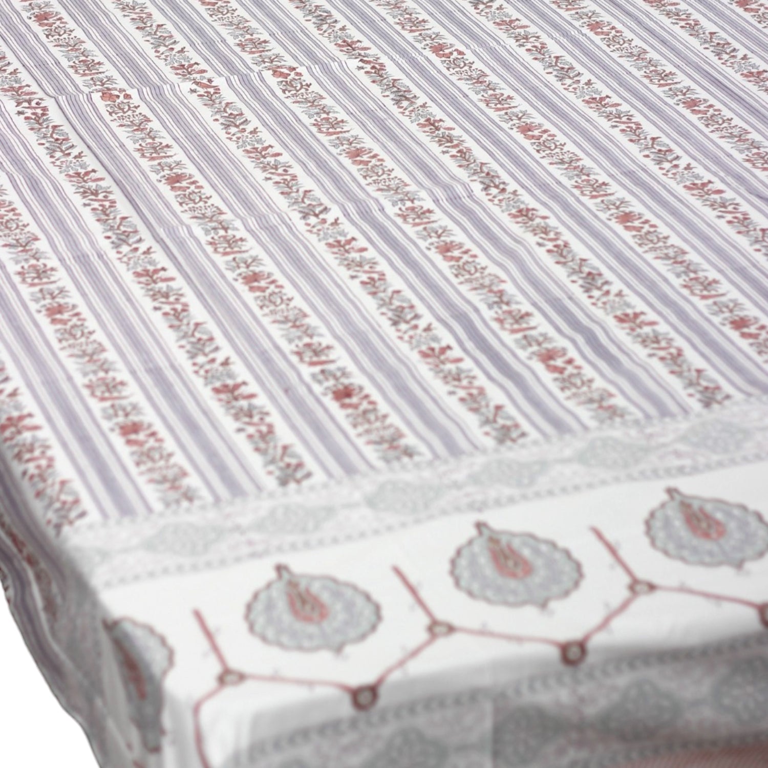 Premium Percale Hexagon Cotton Bedsheet