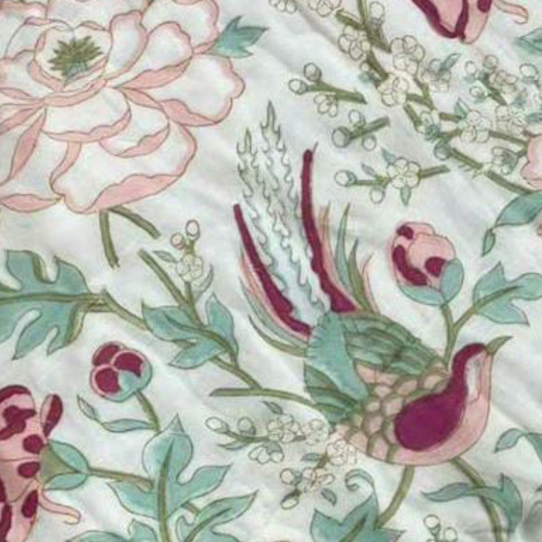 Handblock Cotton Printed Quilt