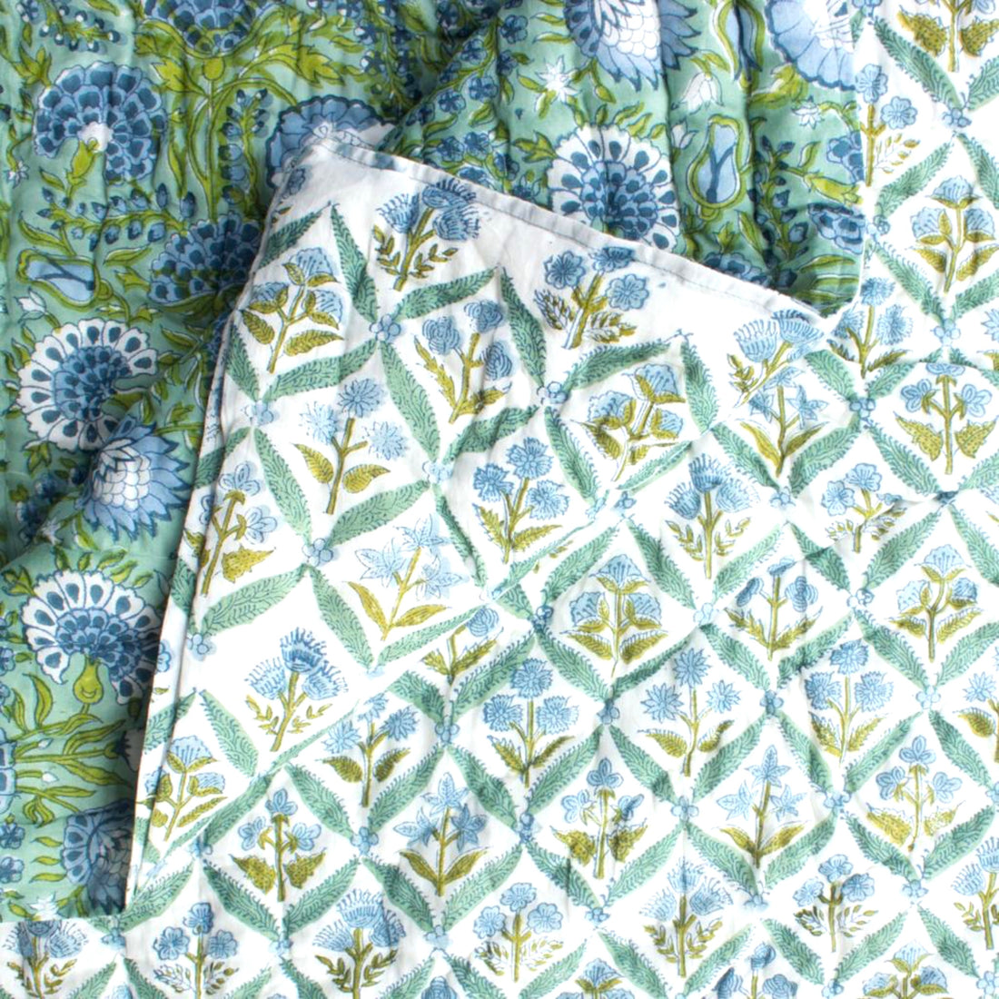 Handblock Muslin Printed Quilt