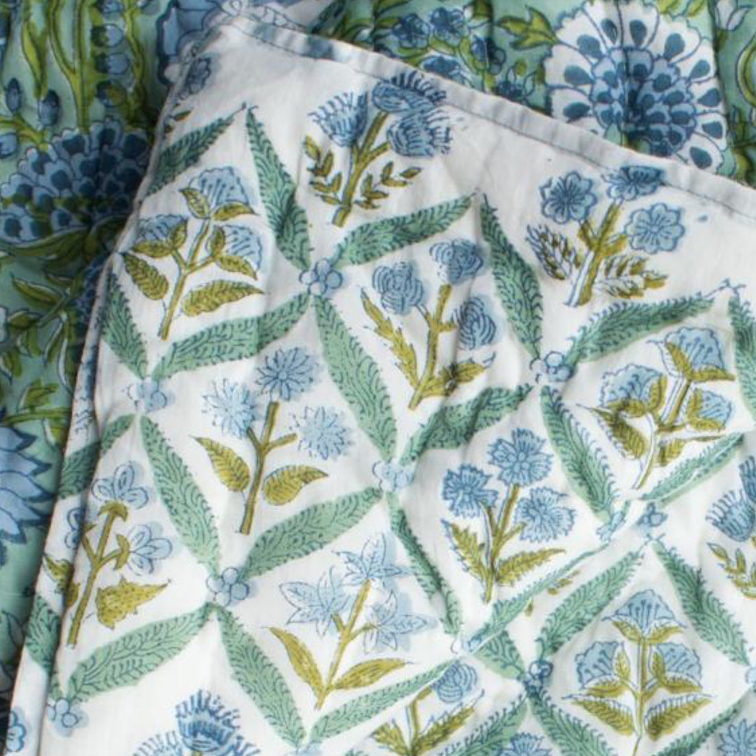 Handblock Muslin Printed Quilt