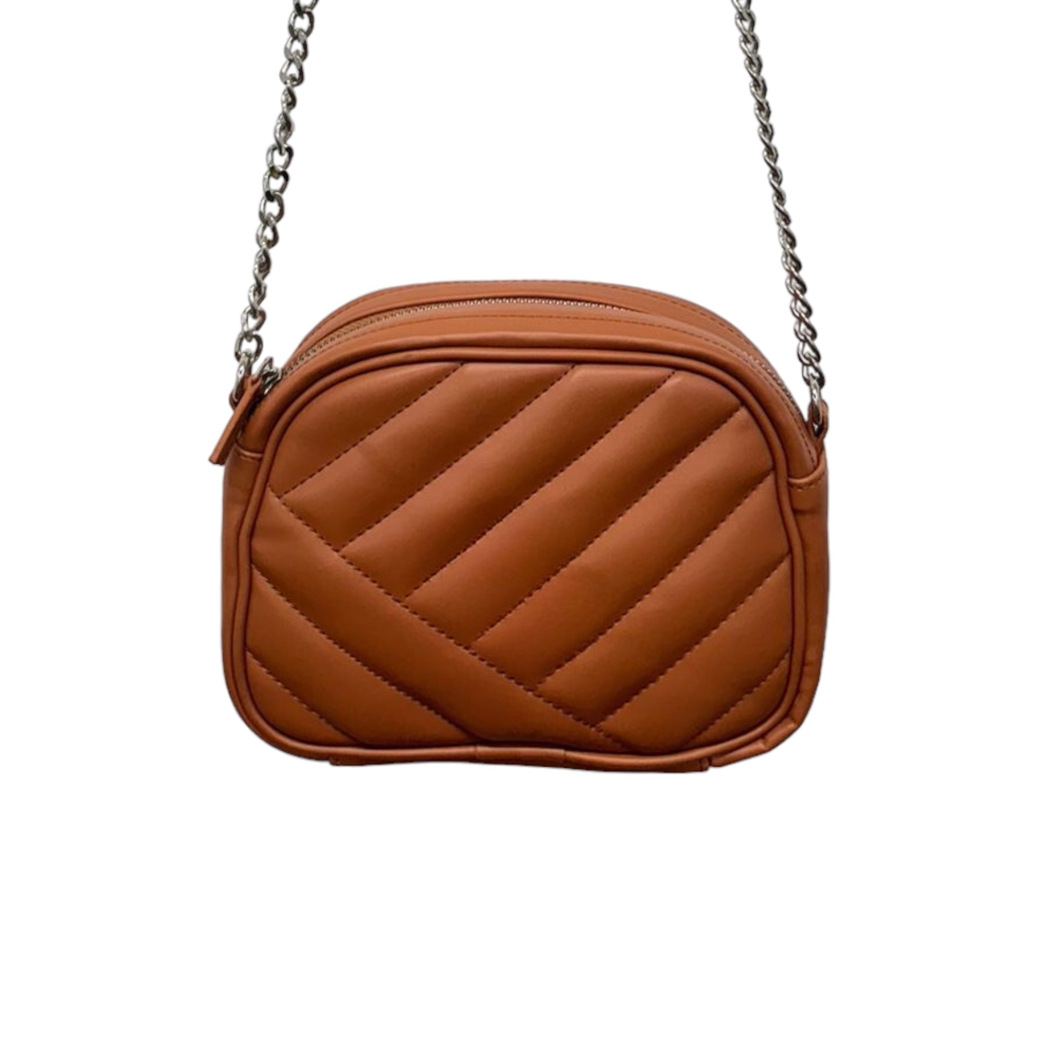 Ladies Leather Quilted Sling Bag