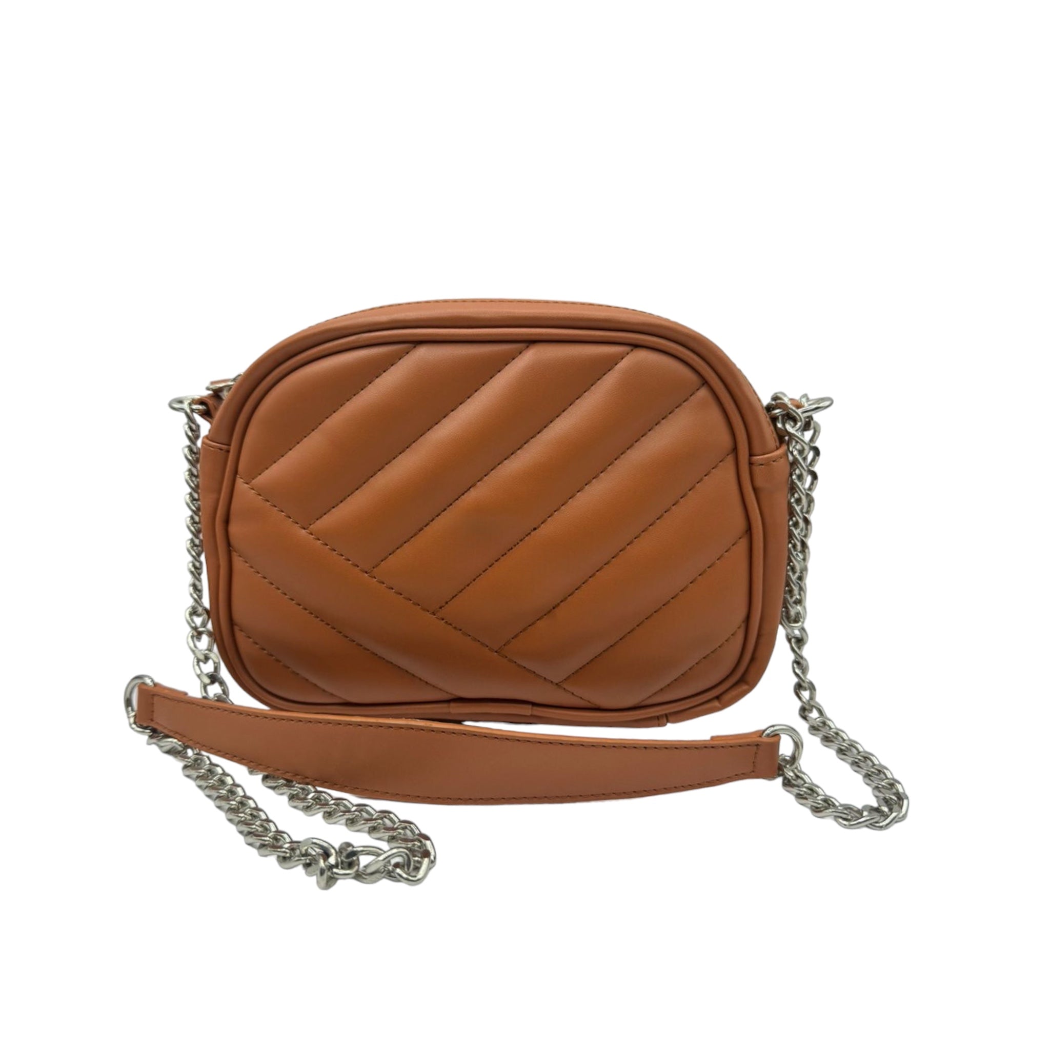 Ladies Leather Quilted Sling Bag