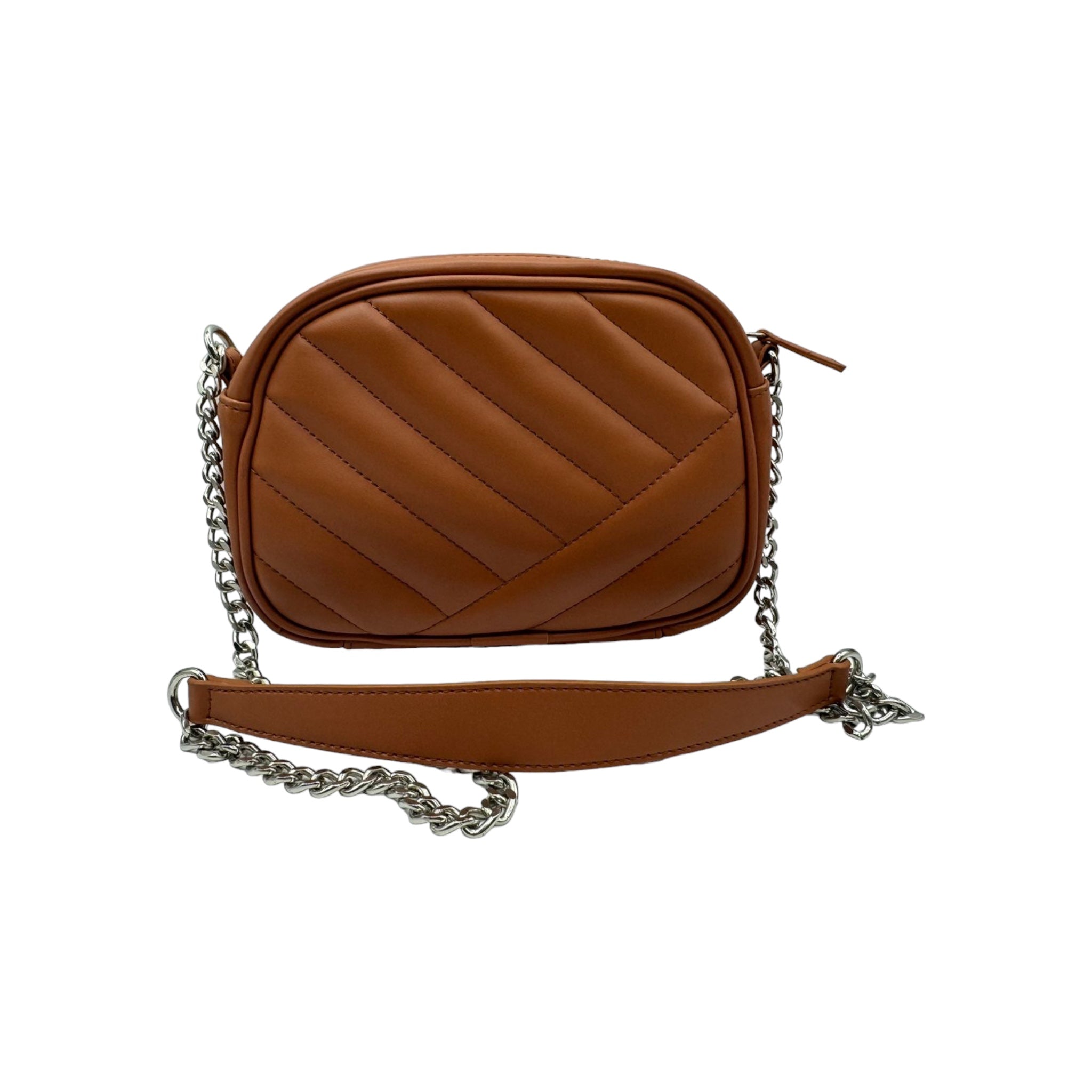 Ladies Leather Quilted Sling Bag