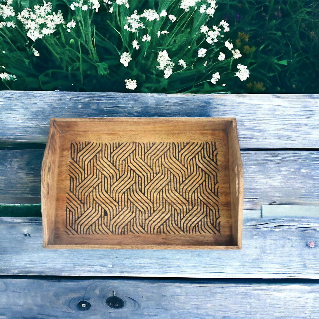 Wooden Laser Cut Tray