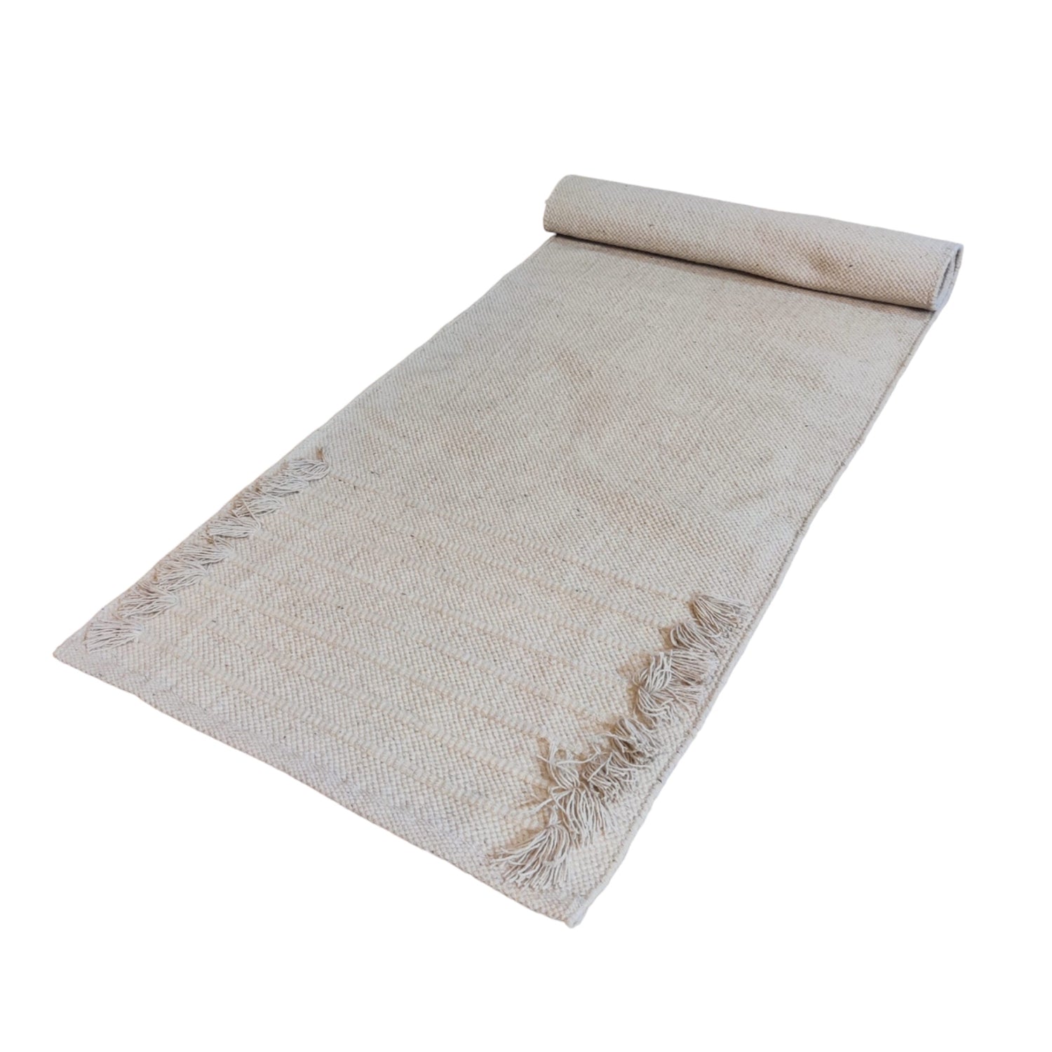Cotton Handloom Solid Colour Eco-Friendly Yoga Mat