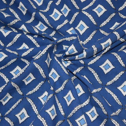 Pure Cotton Blockprint Crossbox Bedsheet