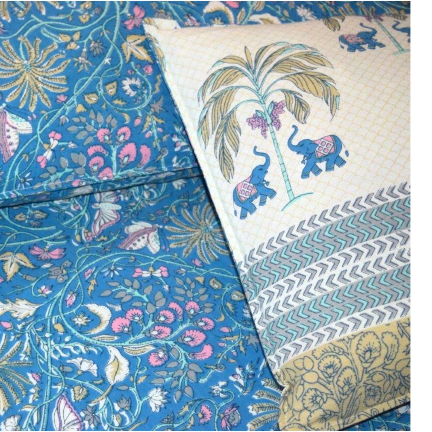 Pure Cotton Digital Print Heritage Bedsheet