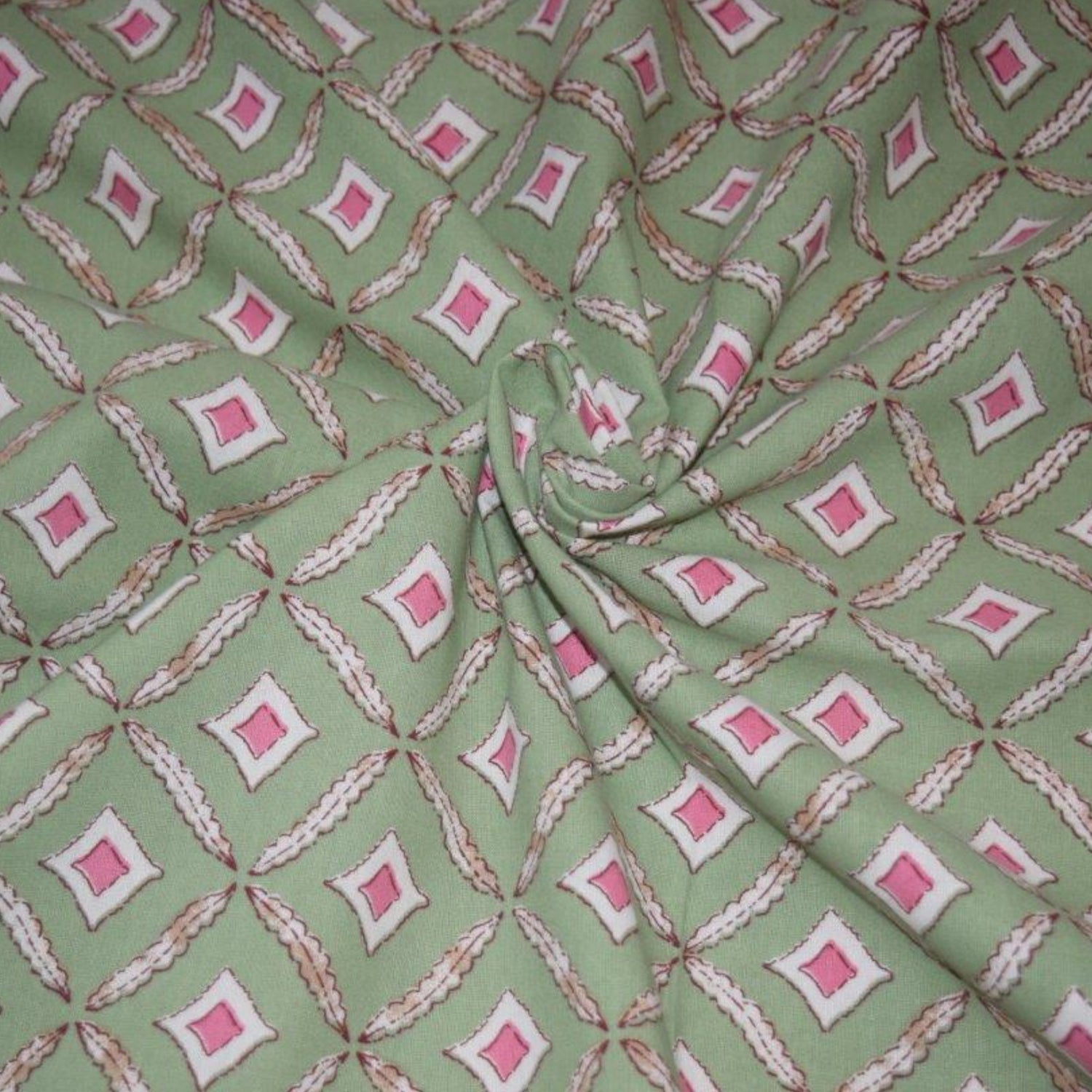 Pure cotton Green Digital Printed Bedsheet