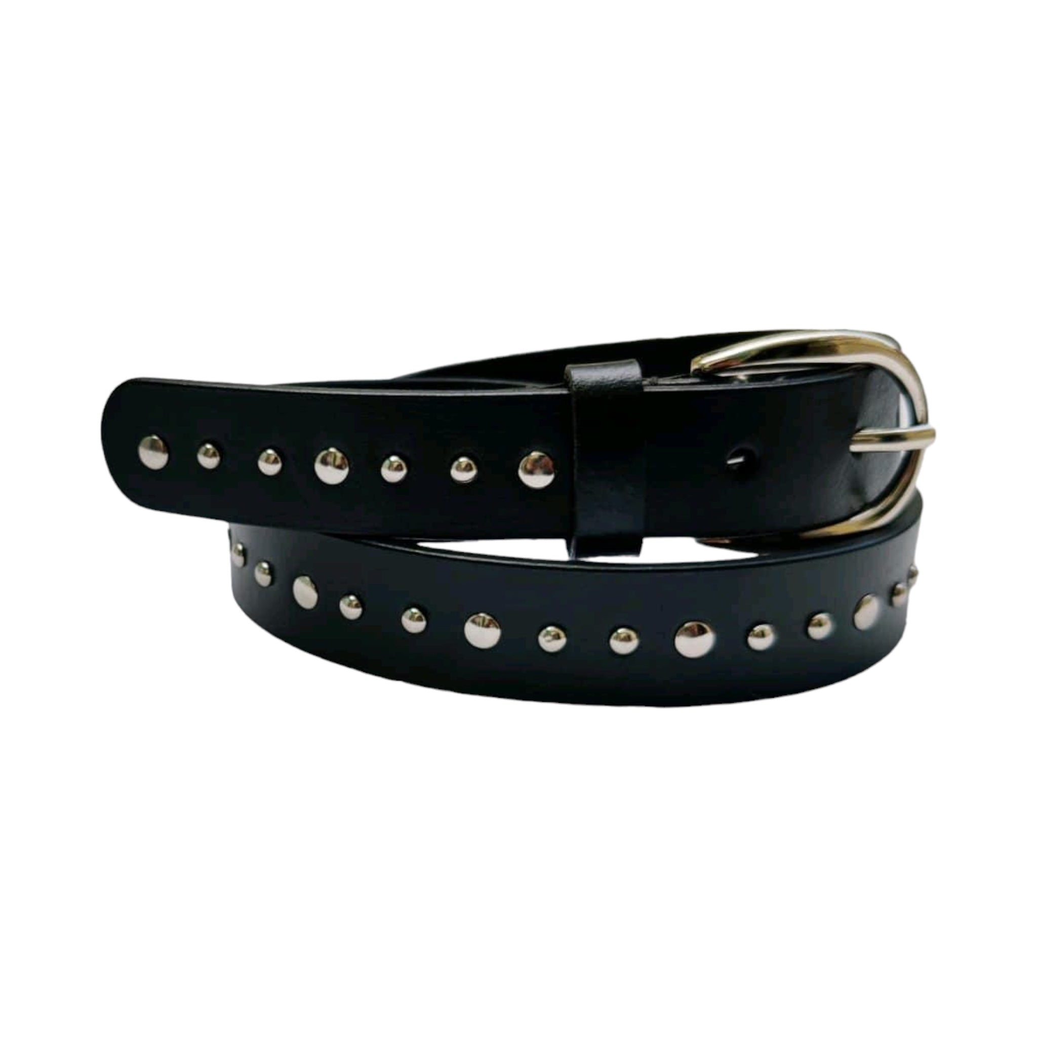 Mens Studded Leather Belt