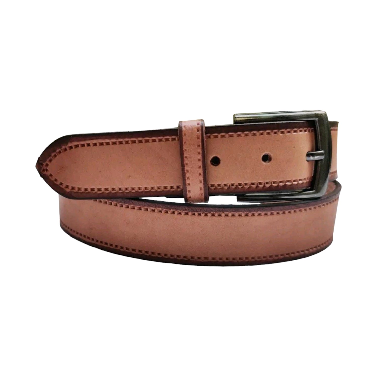 Mens Nubuck Leather Finish Belt