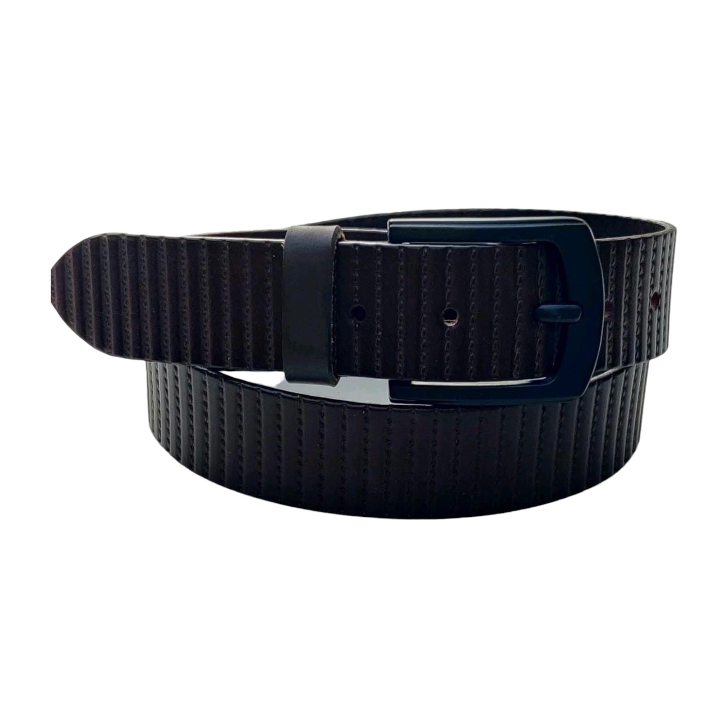 Mens Embossed Leather Belt