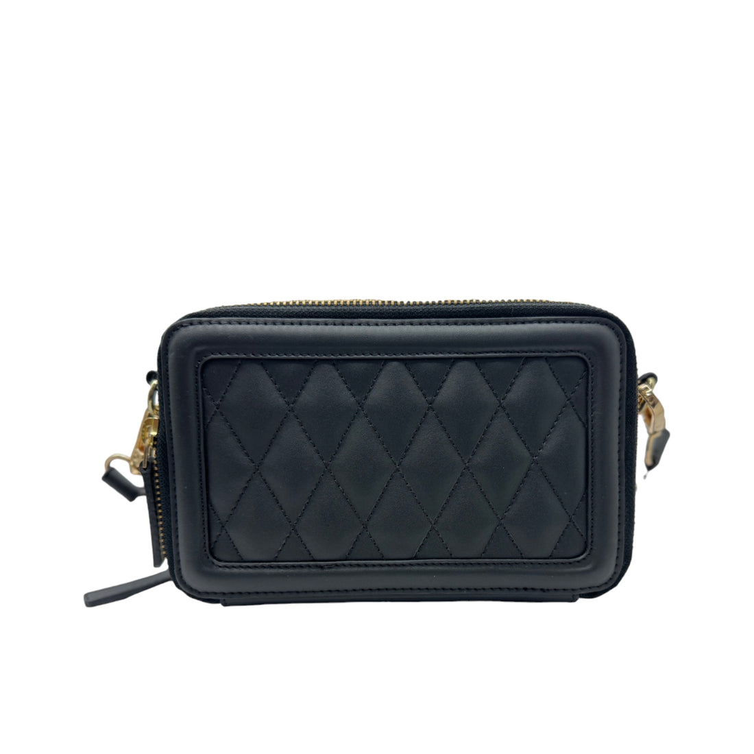 Ladies Leather Quilted Cross Body Bag with Card Compartments