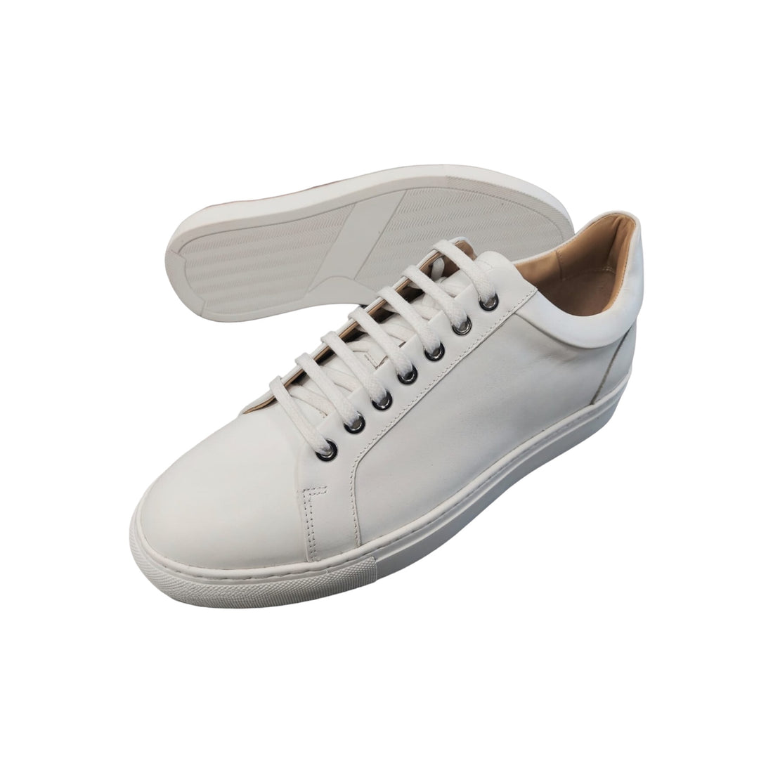 Miles Mens Leather Sneaker