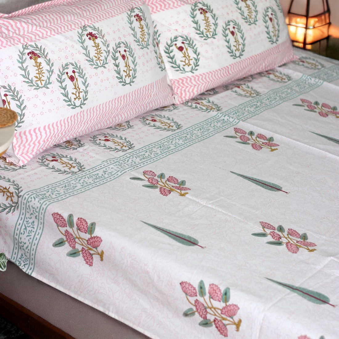 Premium Percale Pretty Pink Cotton Bedsheet