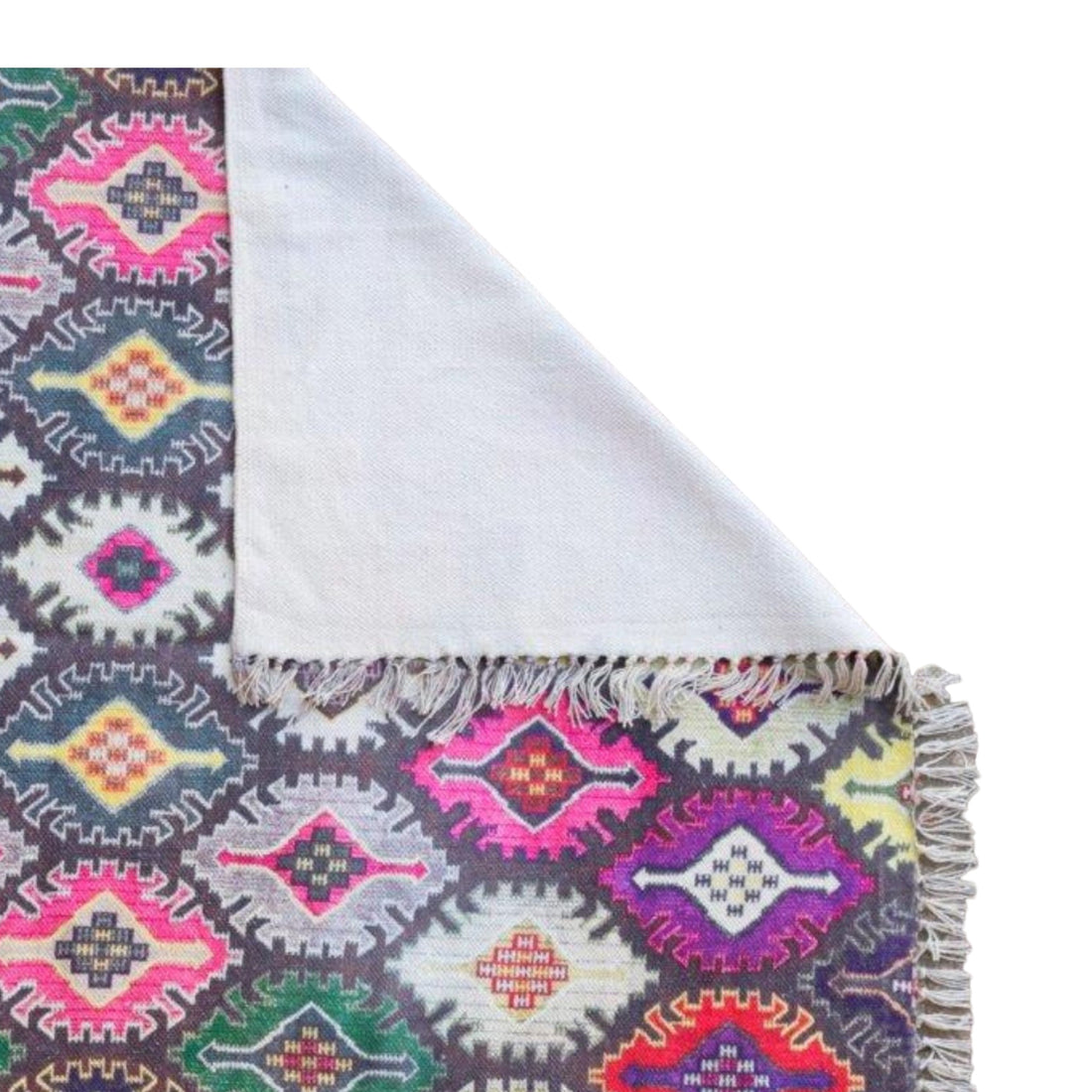 Cotton Purple Digital Printed Rug