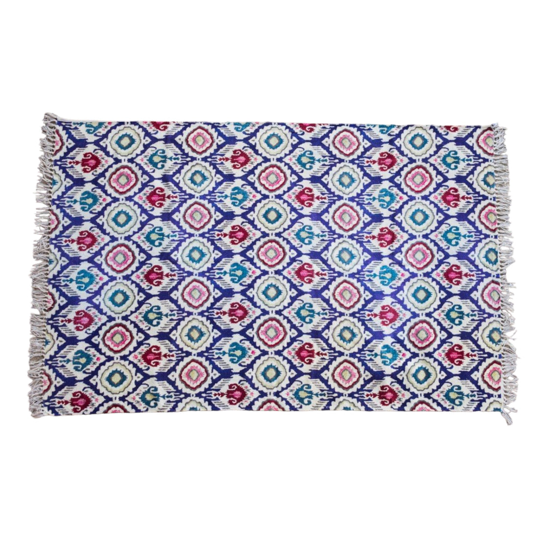 Purple Cotton Digital Printed Rug