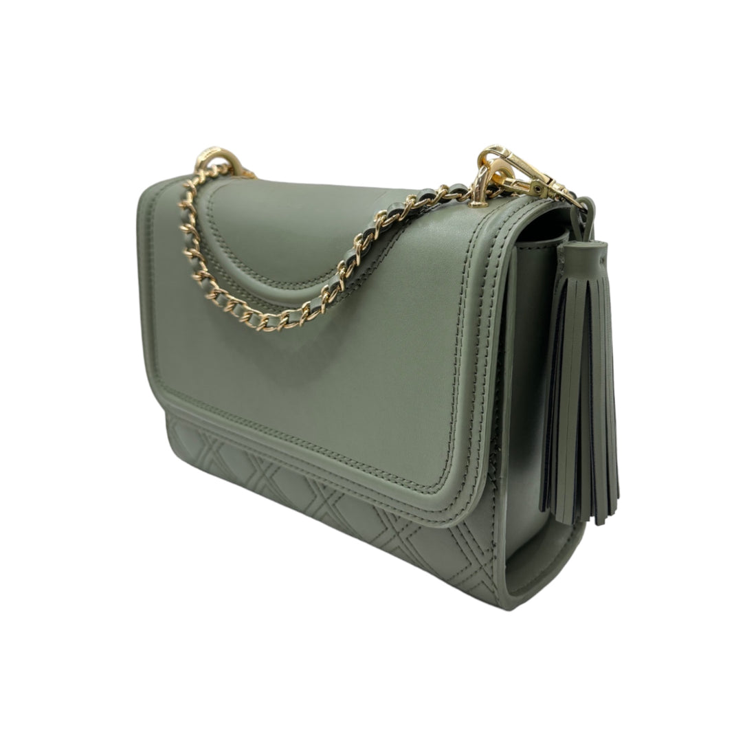 Ladies Leather Diamond Quilted Bag