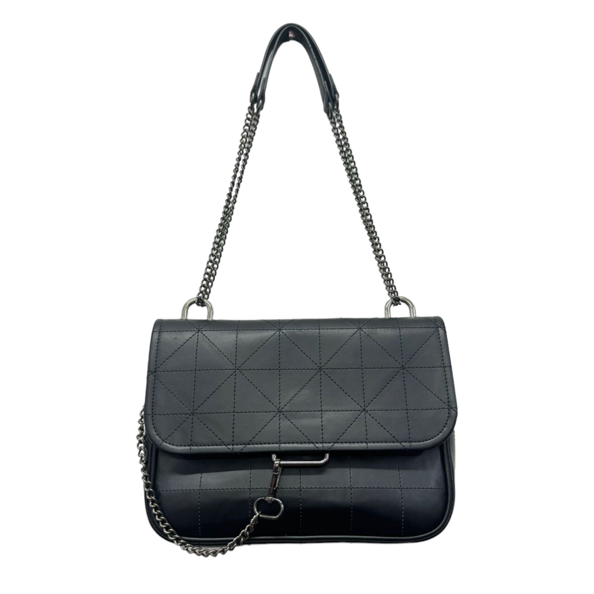 Ladies Leather Diamond Stitch Casual Bag