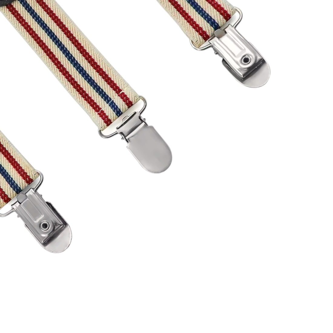 Mens Stripe Cotton Elastane Suspenders