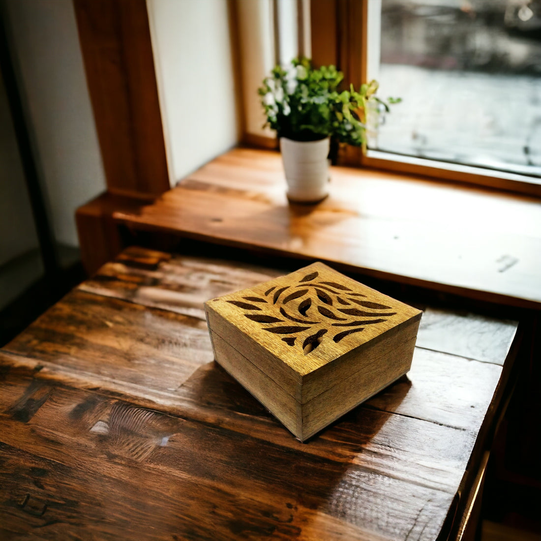 Wooden Small Cut Storage Box
