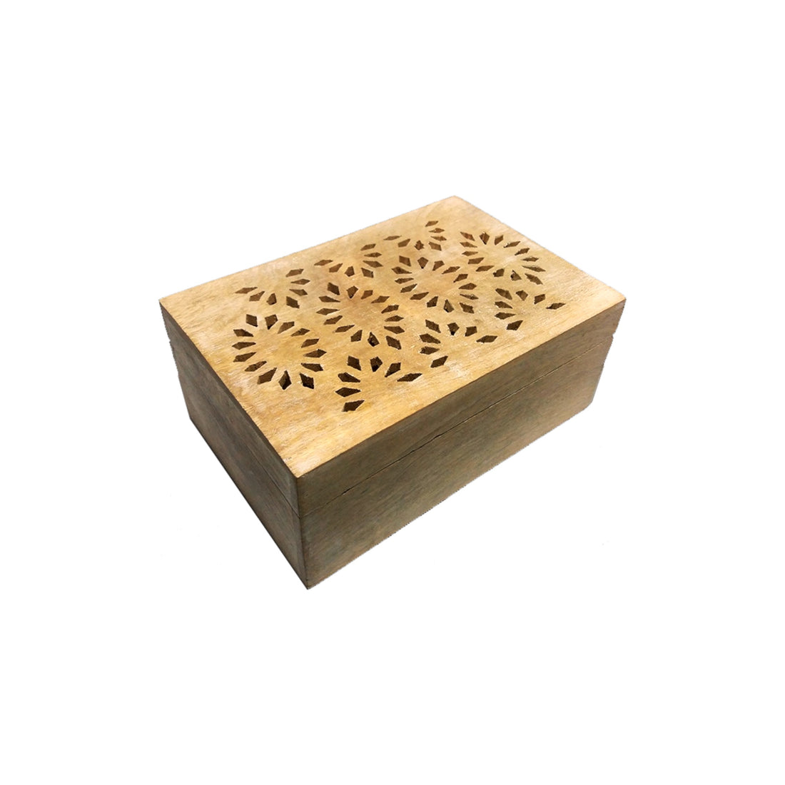 Wooden Rectangle Small Storage Box