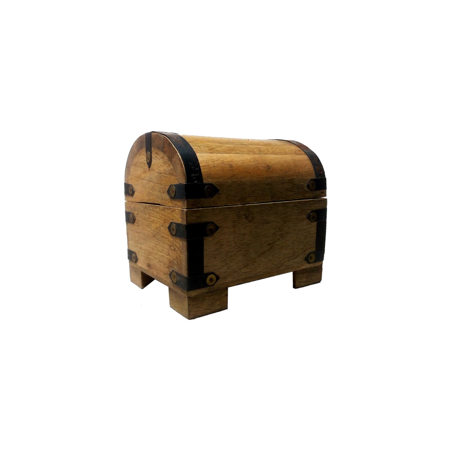 Small Wooden Chest decor